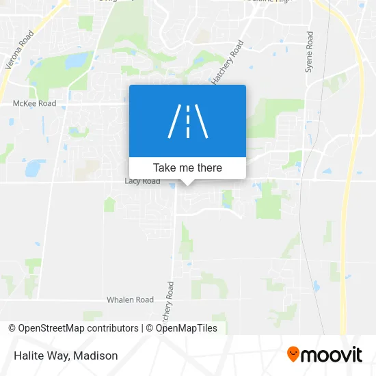 Halite Way map