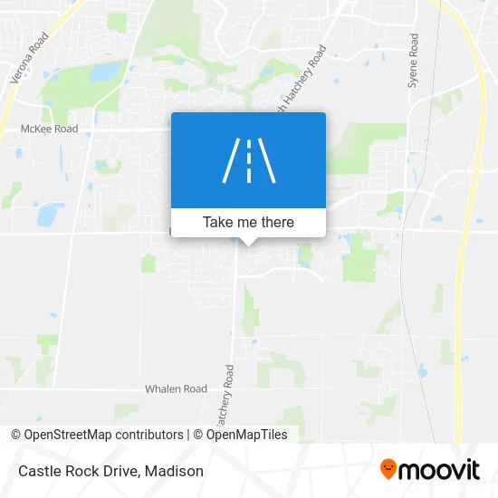 Castle Rock Drive map