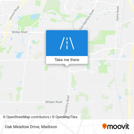Oak Meadow Drive map