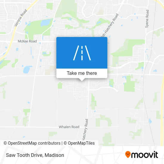 Saw Tooth Drive map