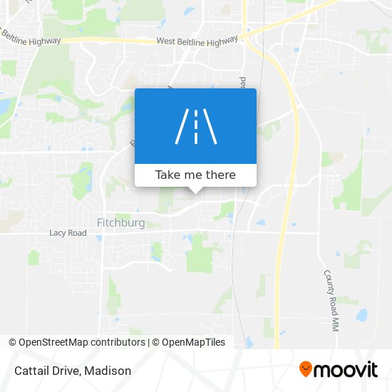 Cattail Drive map