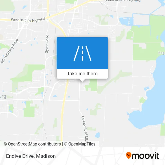 Endive Drive map