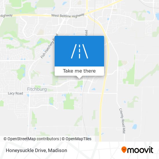 Mapa de Honeysuckle Drive