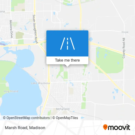 Marsh Road map