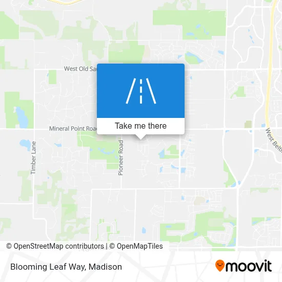 Blooming Leaf Way map