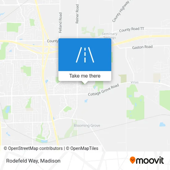 Rodefeld Way map