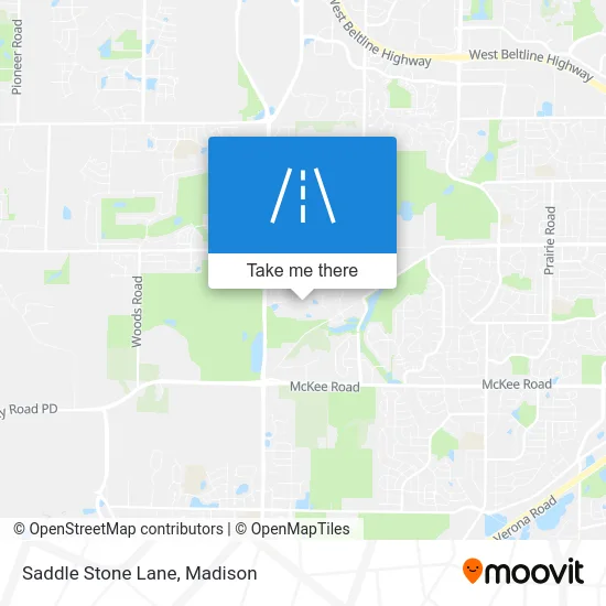 Saddle Stone Lane map