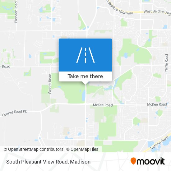 South Pleasant View Road map