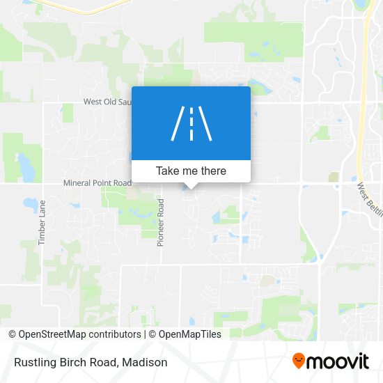 Rustling Birch Road map
