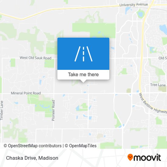 Chaska Drive map