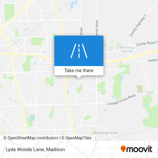 Mapa de Lyda Woods Lane