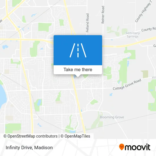 Infinity Drive map