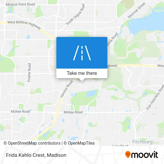 Frida Kahlo Crest map