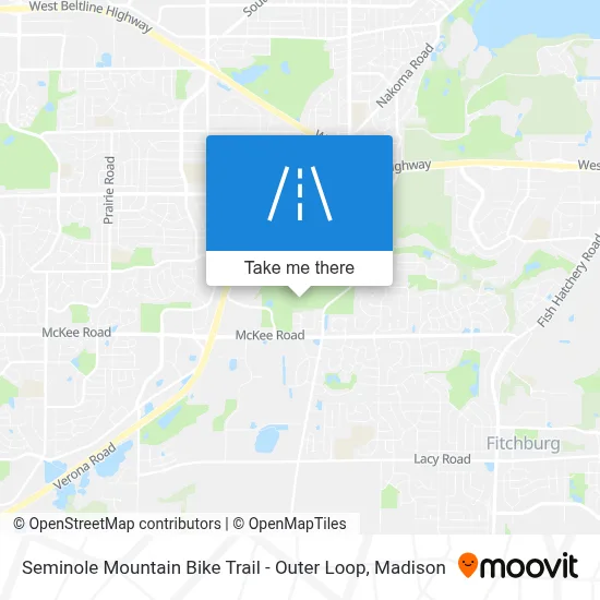 Seminole Mountain Bike Trail - Outer Loop map