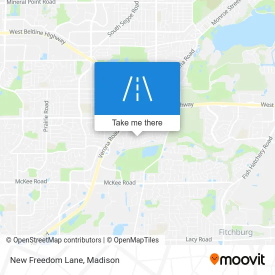 New Freedom Lane map