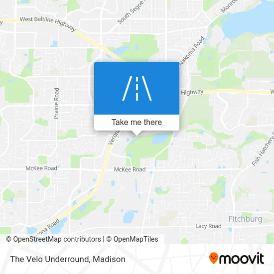 The Velo Underround map