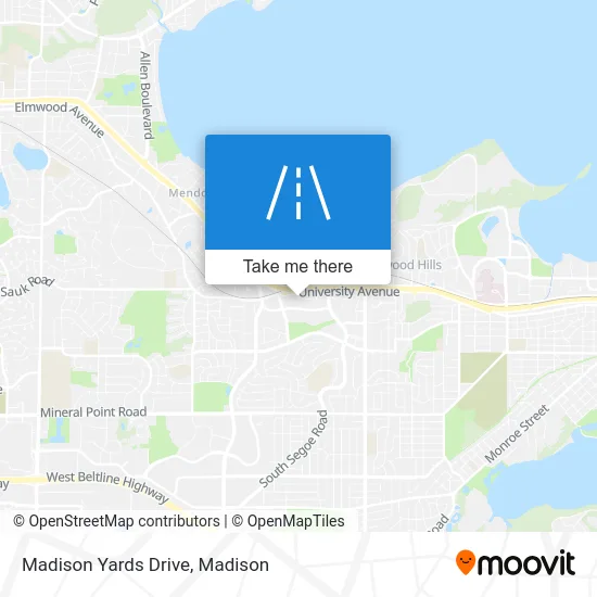 Madison Yards Drive map