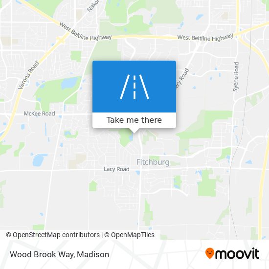 Wood Brook Way map