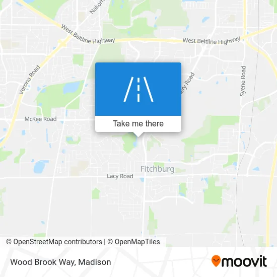 Wood Brook Way map