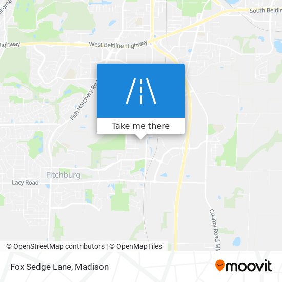 Fox Sedge Lane map