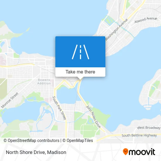 North Shore Drive map