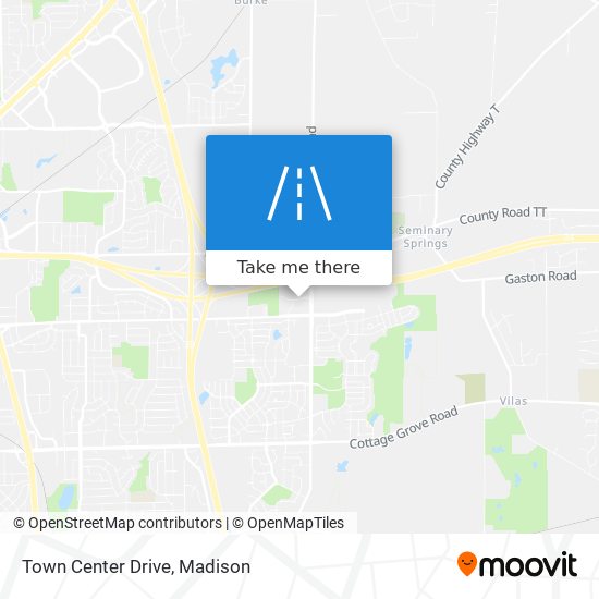 Town Center Drive map