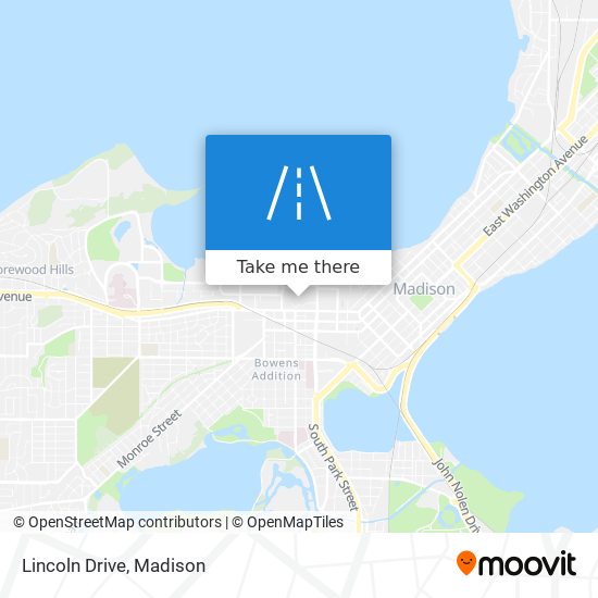 Lincoln Drive map