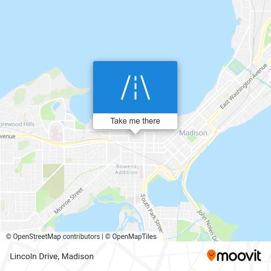 Lincoln Drive map
