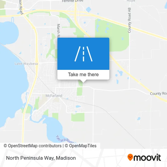 North Peninsula Way map