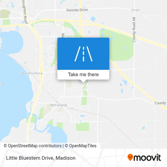Little Bluestem Drive map
