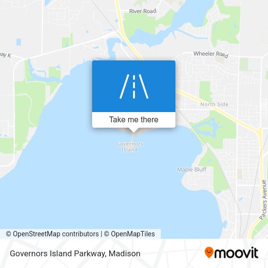 Governors Island Parkway map