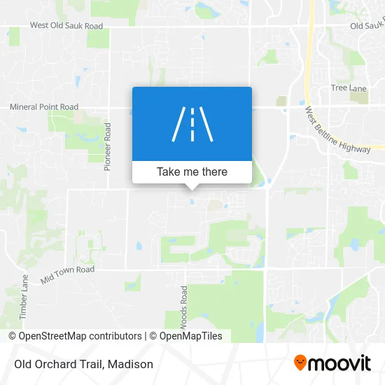 Old Orchard Trail map