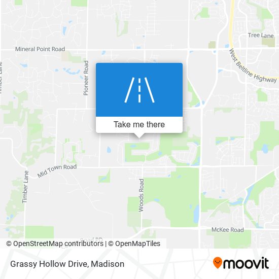 Grassy Hollow Drive map