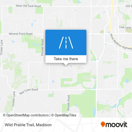 Wild Prairie Trail map