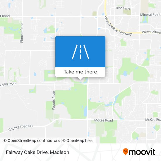 Fairway Oaks Drive map