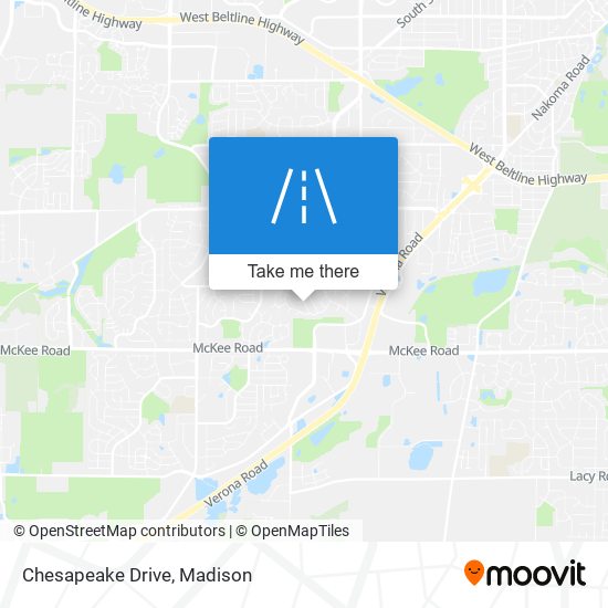Chesapeake Drive map
