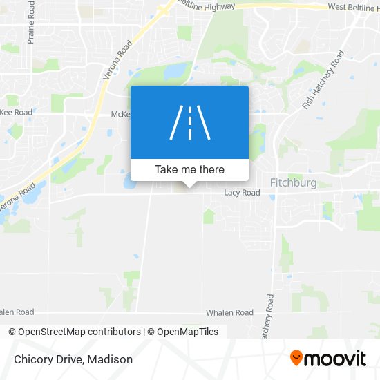 Chicory Drive map