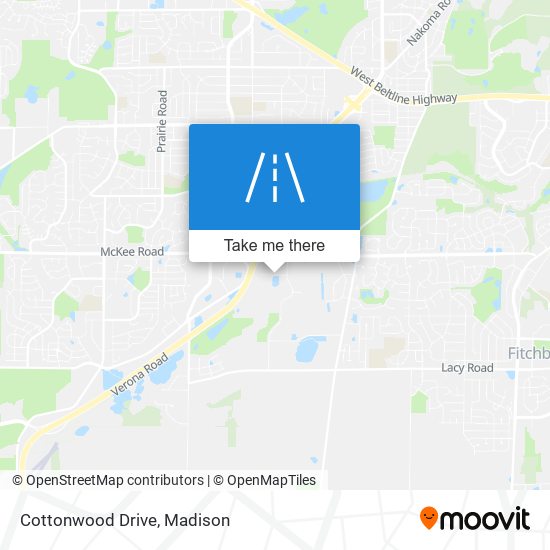 Cottonwood Drive map