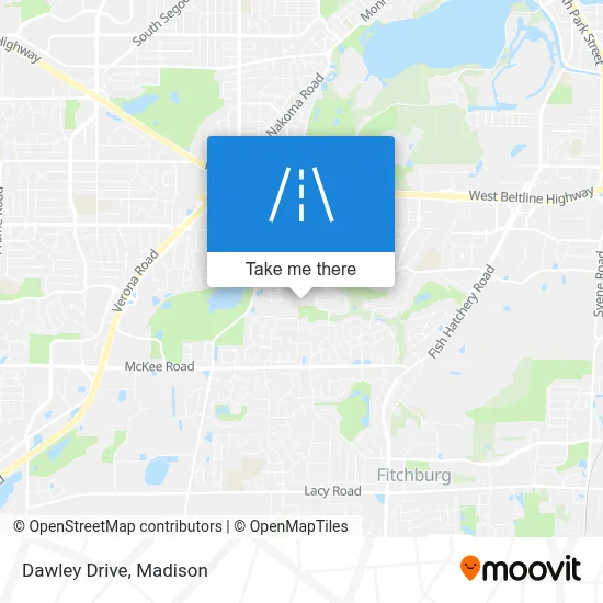 Dawley Drive map