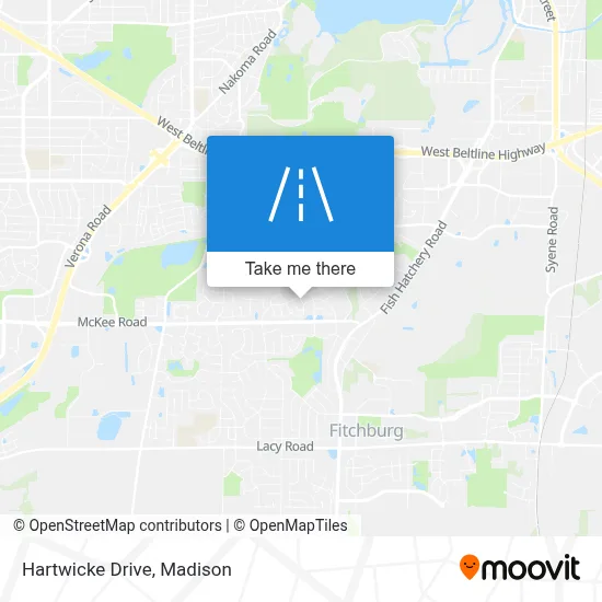 Hartwicke Drive map