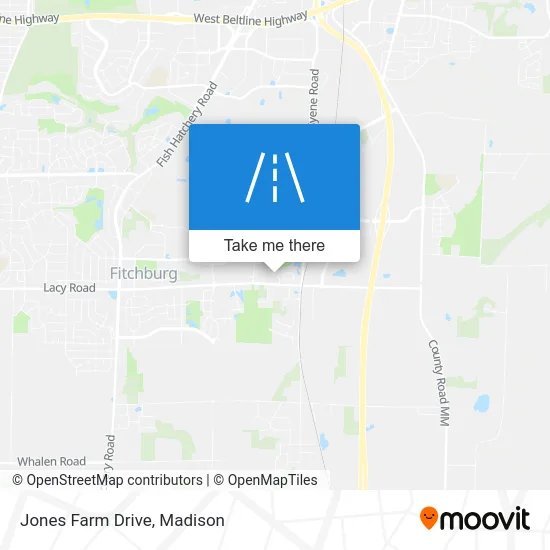 Jones Farm Drive map