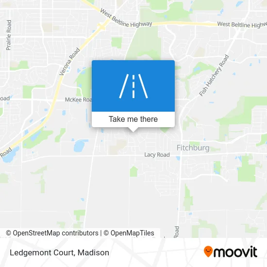 Ledgemont Court map