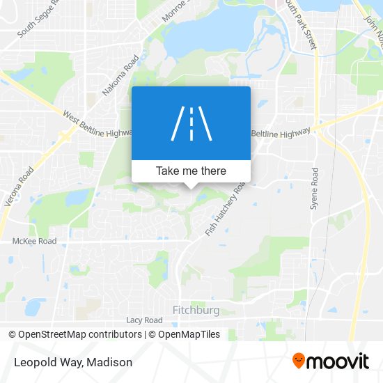 Leopold Way map