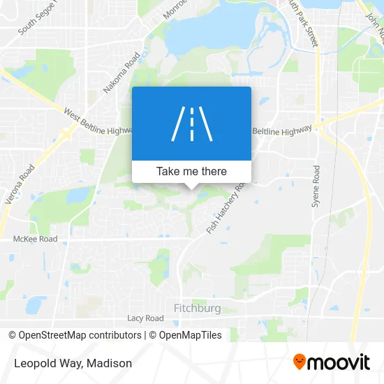 Leopold Way map
