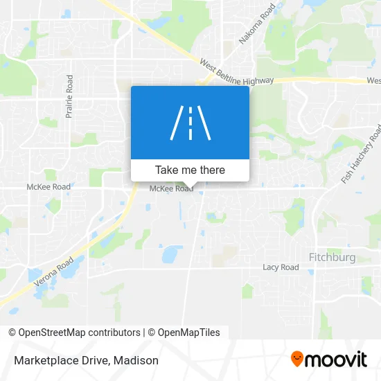 Marketplace Drive map