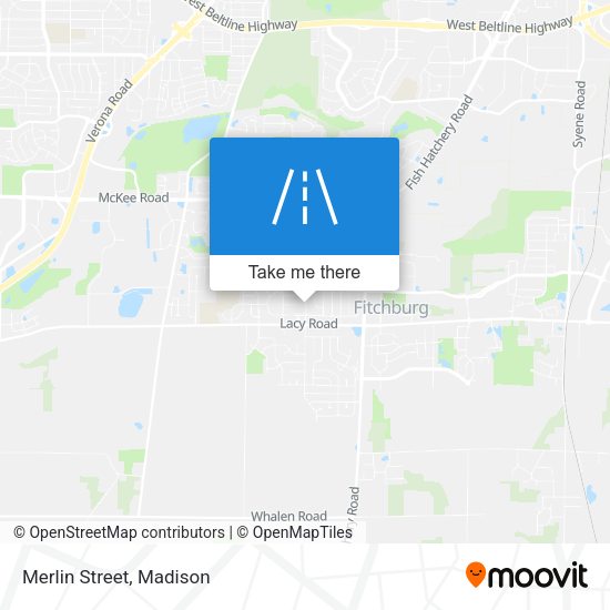 Mapa de Merlin Street