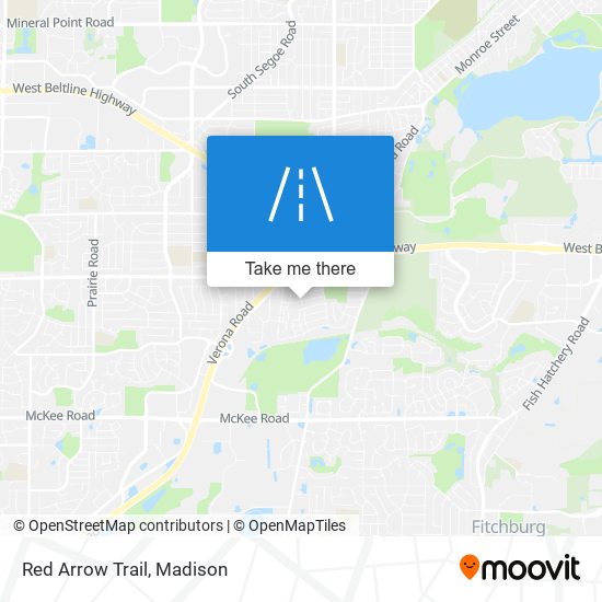 Red Arrow Trail map