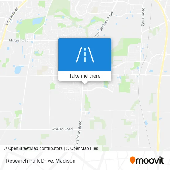 Research Park Drive map