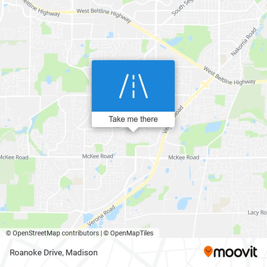 Roanoke Drive map