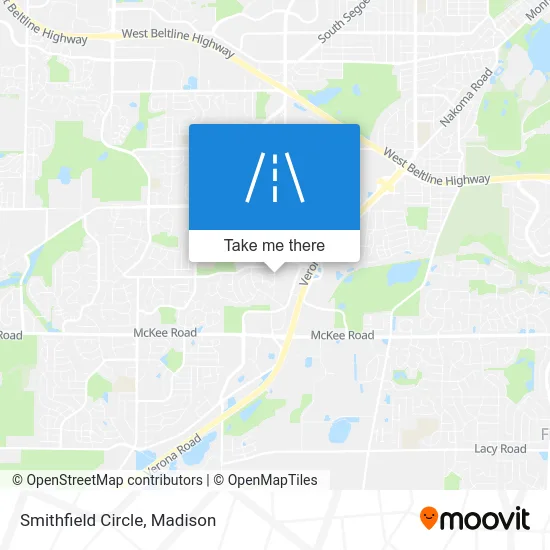 Smithfield Circle map